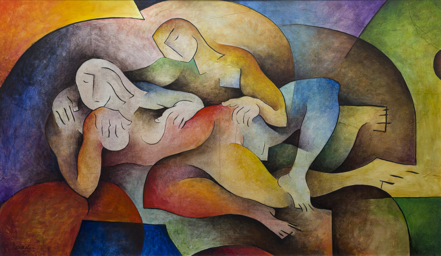 Pareja Principal nº 7 Rodolfo Navarro García Original painting for sale