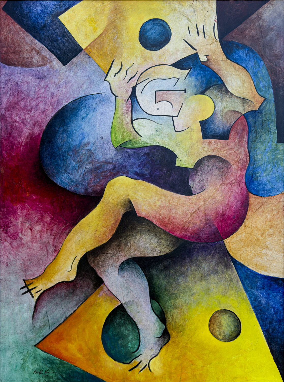 Figura de Escultura 7 Rodolfo Navarro García Original painting for sale