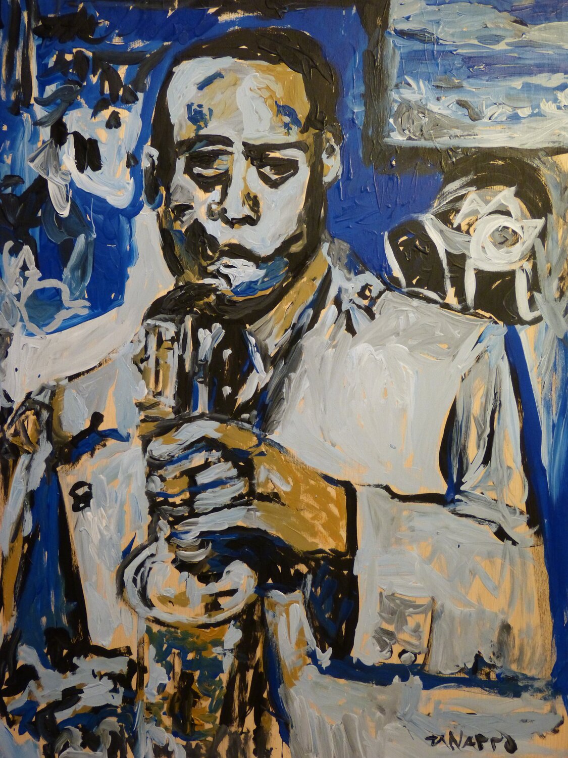 Viento 7 Juan Tanarro Original painting for sale