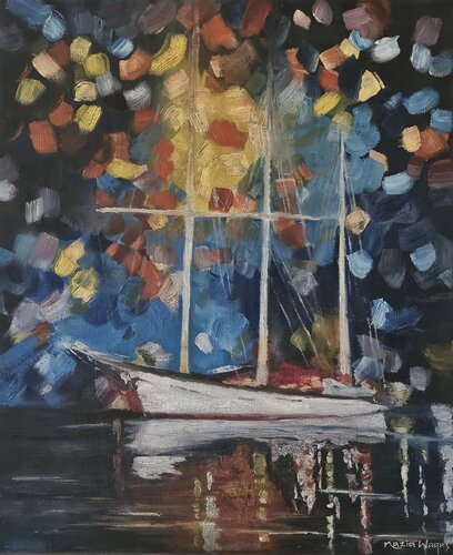 Dream voyage by Nazia Waqas, Painting for Sale on Select