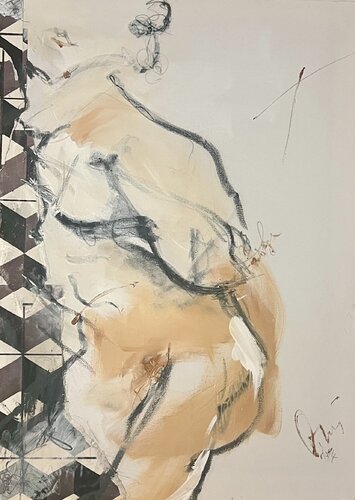 Morchelhöhle by Anni Salewski, Painting for Sale on Select