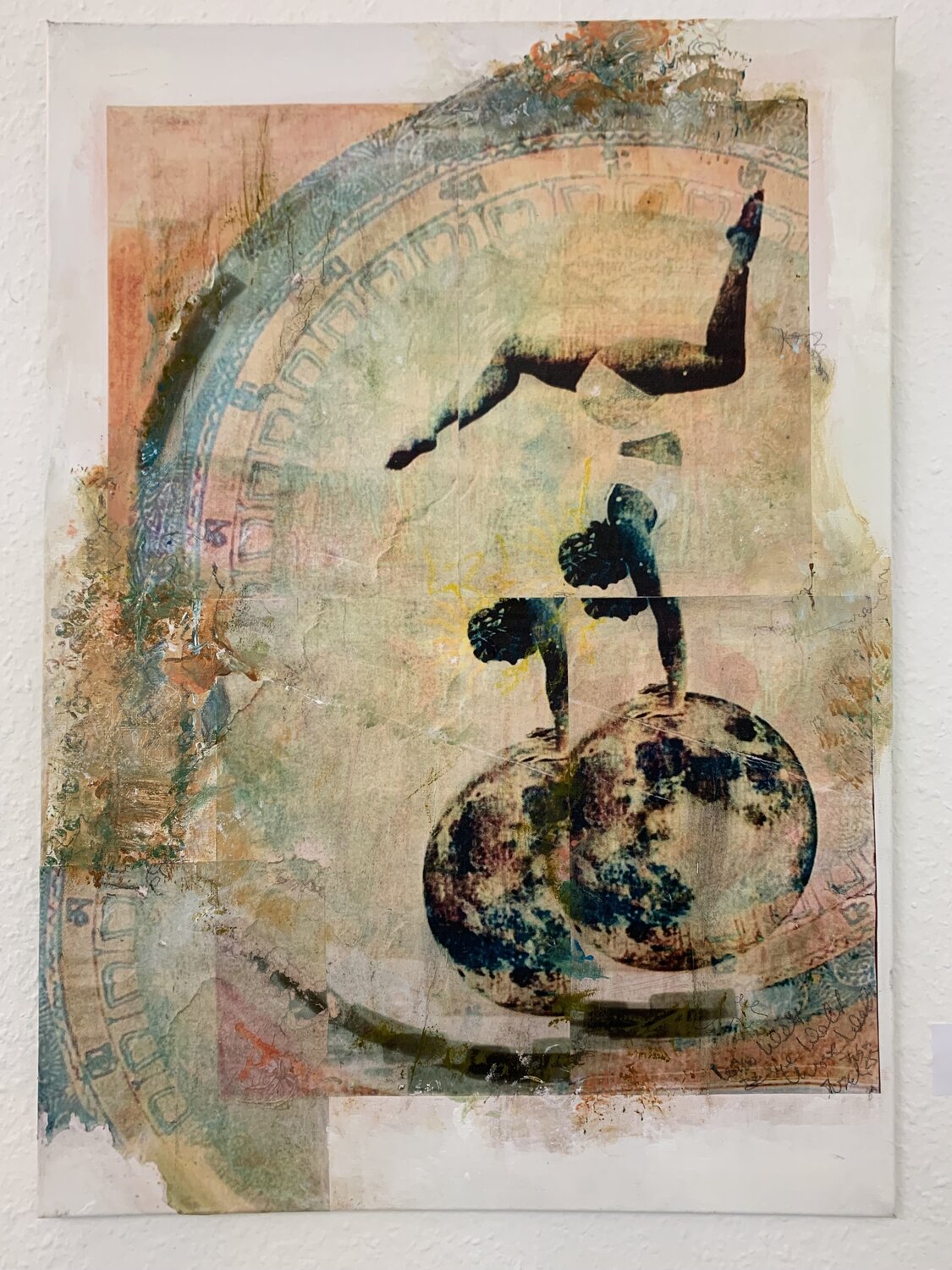 Meine Welt, deine Welt, unsere Welt Anni Salewski Original painting for sale