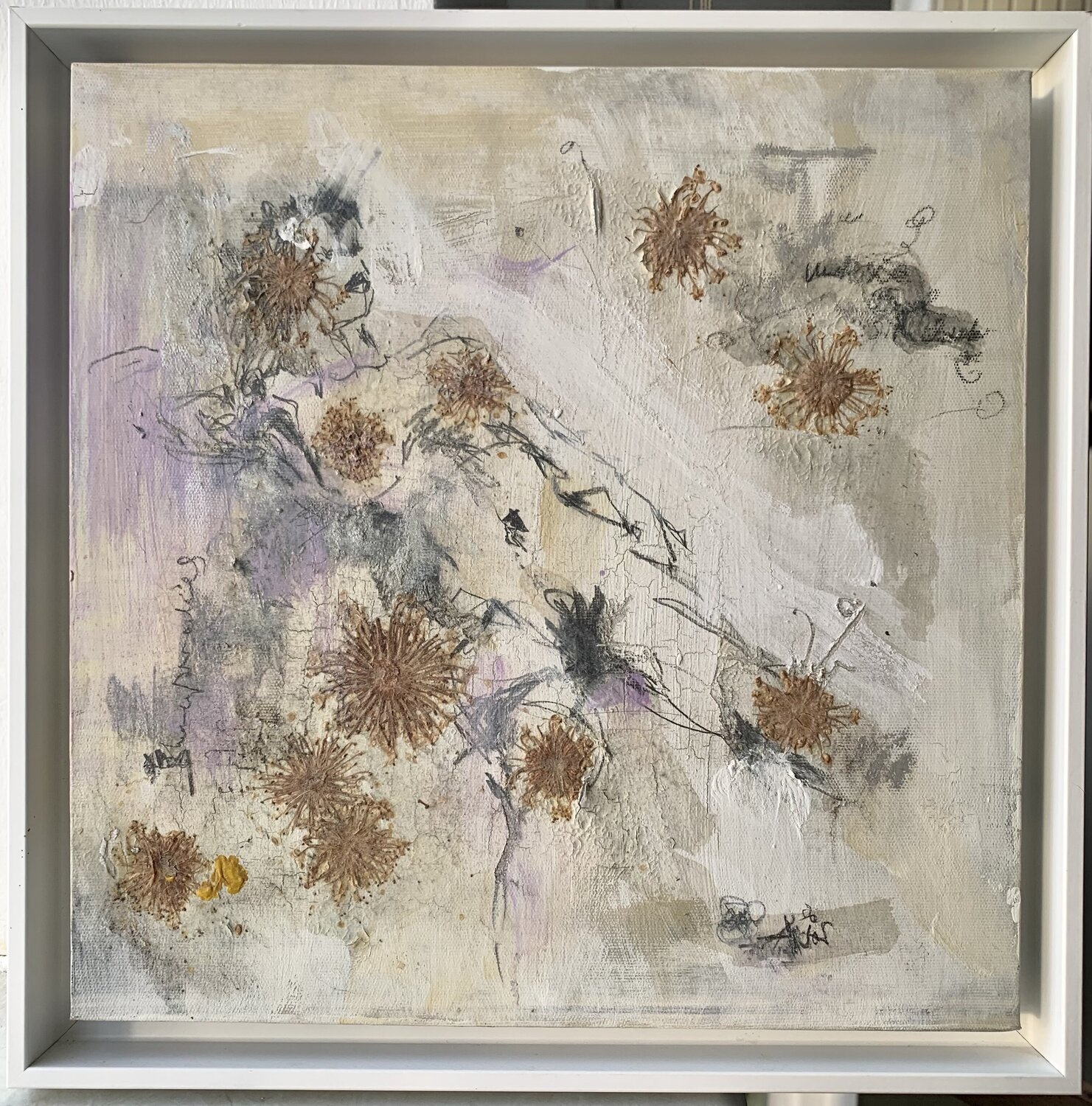 Blumenparadies I Anni Salewski Original painting for sale