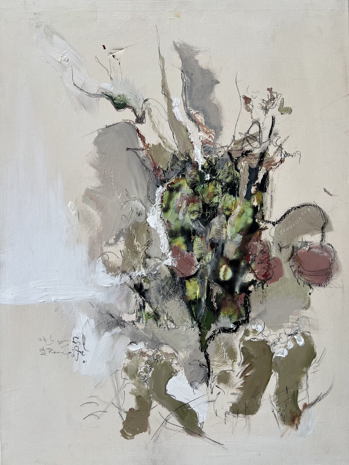 Die 3 Damen vom Grill Anni Salewski Original painting for sale