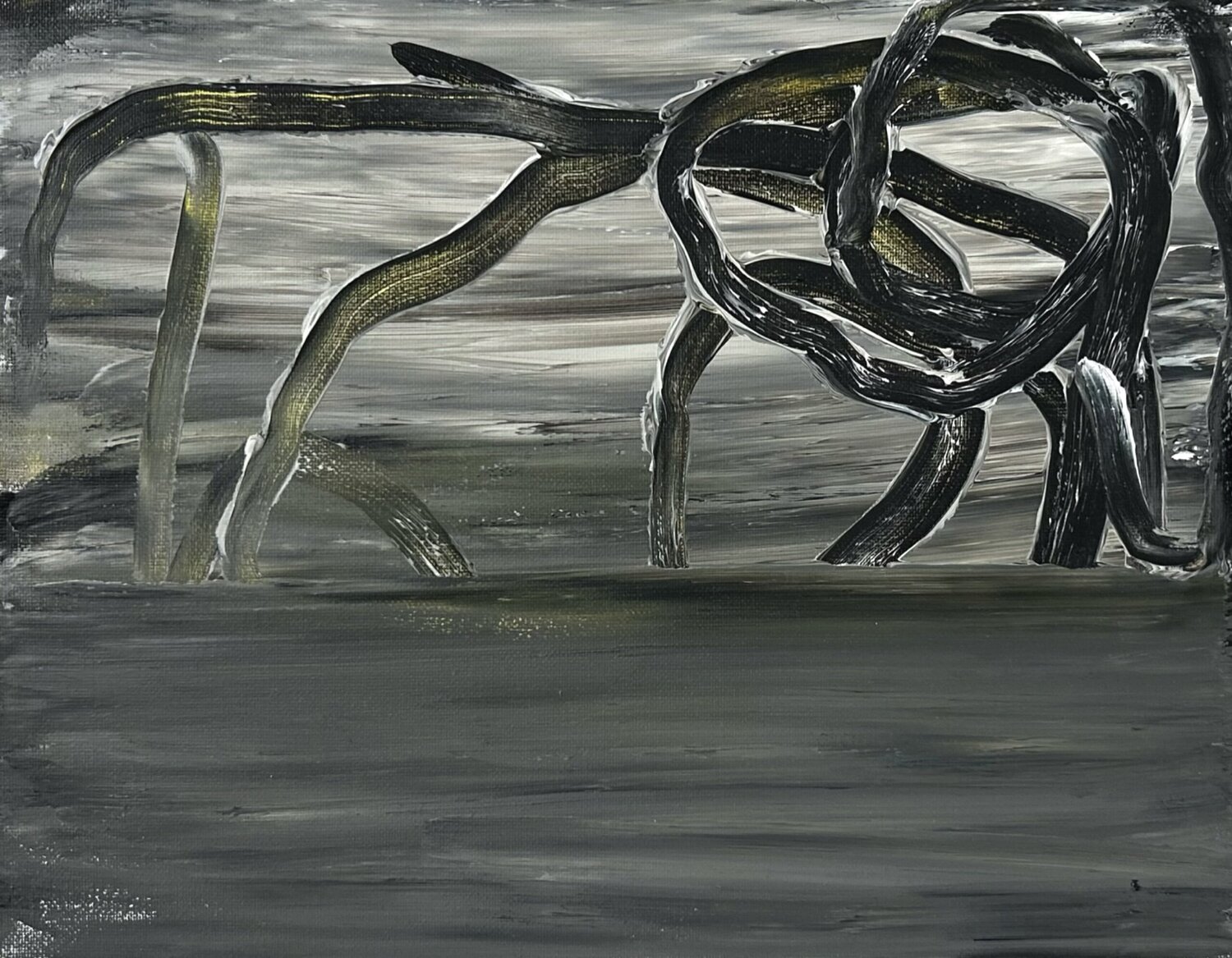 Watch me 3 Elad Eisenstein Original painting for sale