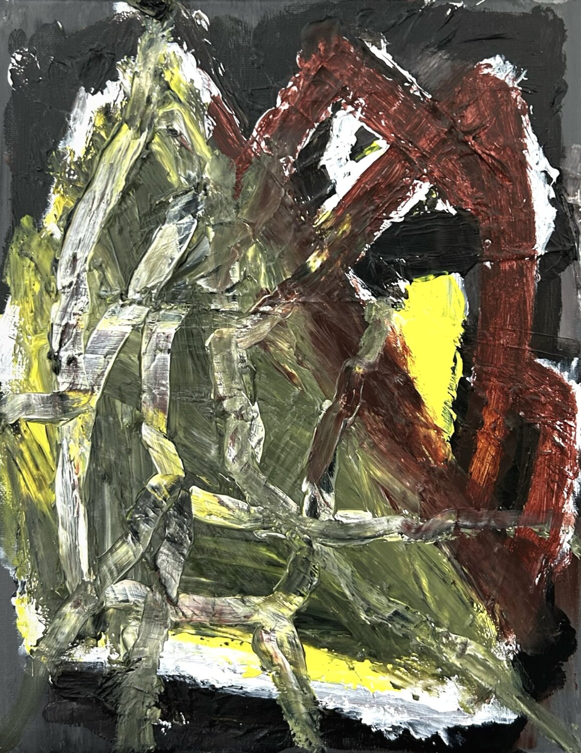 WINTER fingerprints 2 Elad Eisenstein Original painting for sale