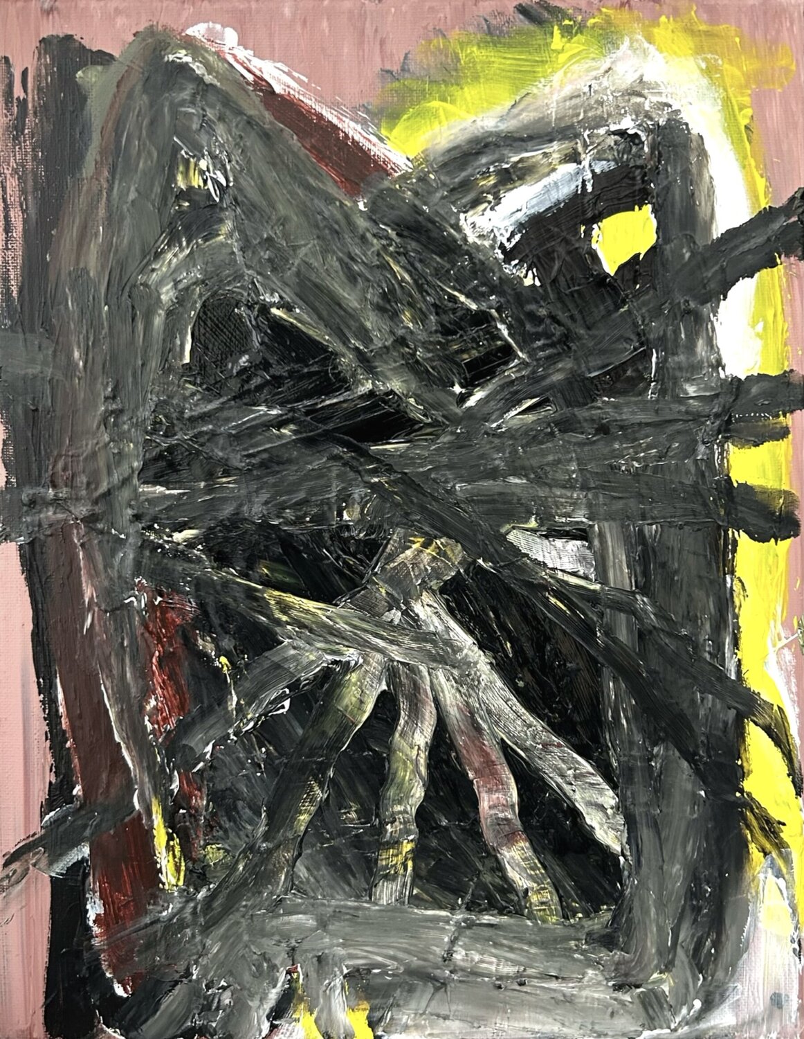 WINTER fingerprints 1 Elad Eisenstein Original painting for sale