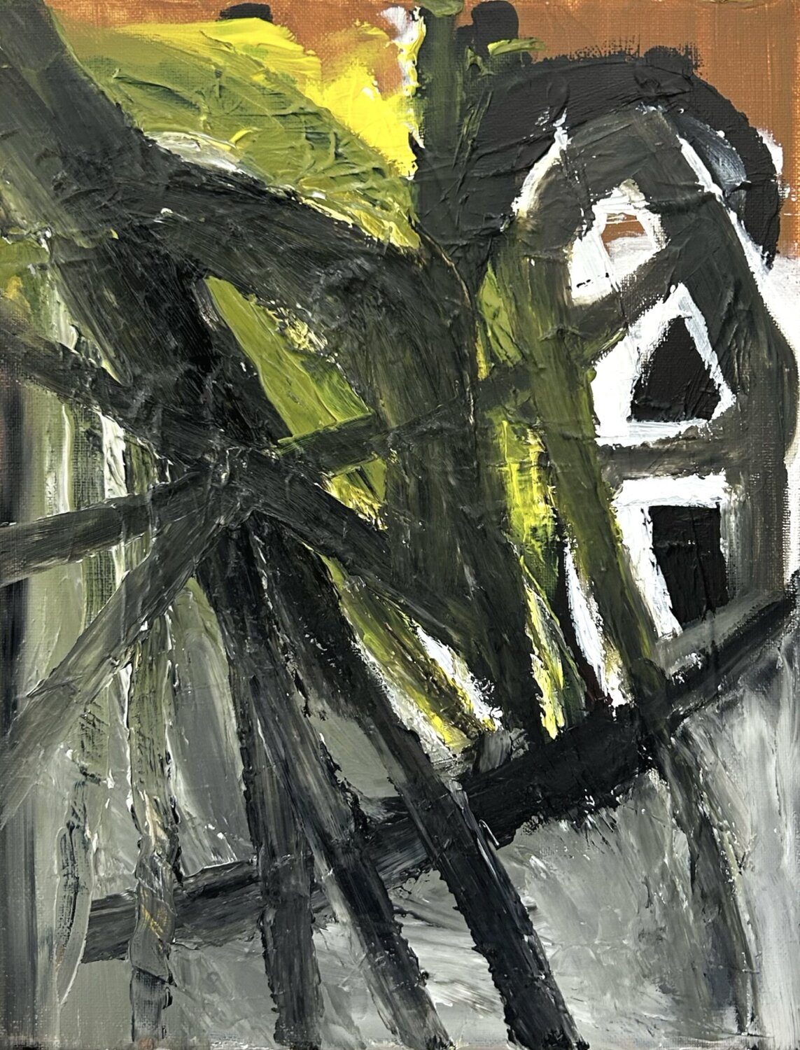 WINTER fingerprints 4 Elad Eisenstein Original painting for sale