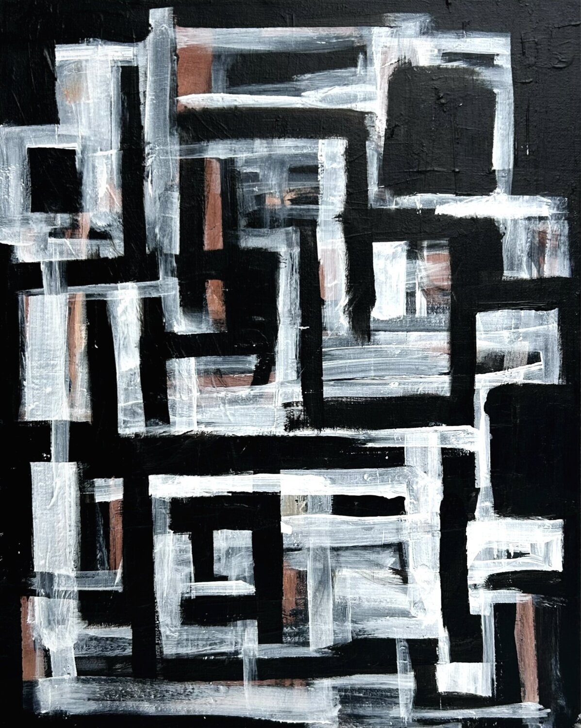 Tell me Fitz - Yard series 1 Elad Eisenstein Original painting for sale