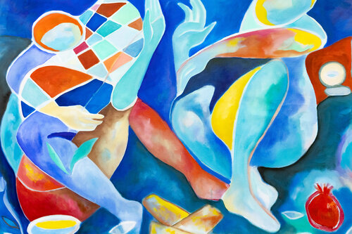 LES ADIEUX by Marie-Gabrielle Glock, Painting for Sale on Select