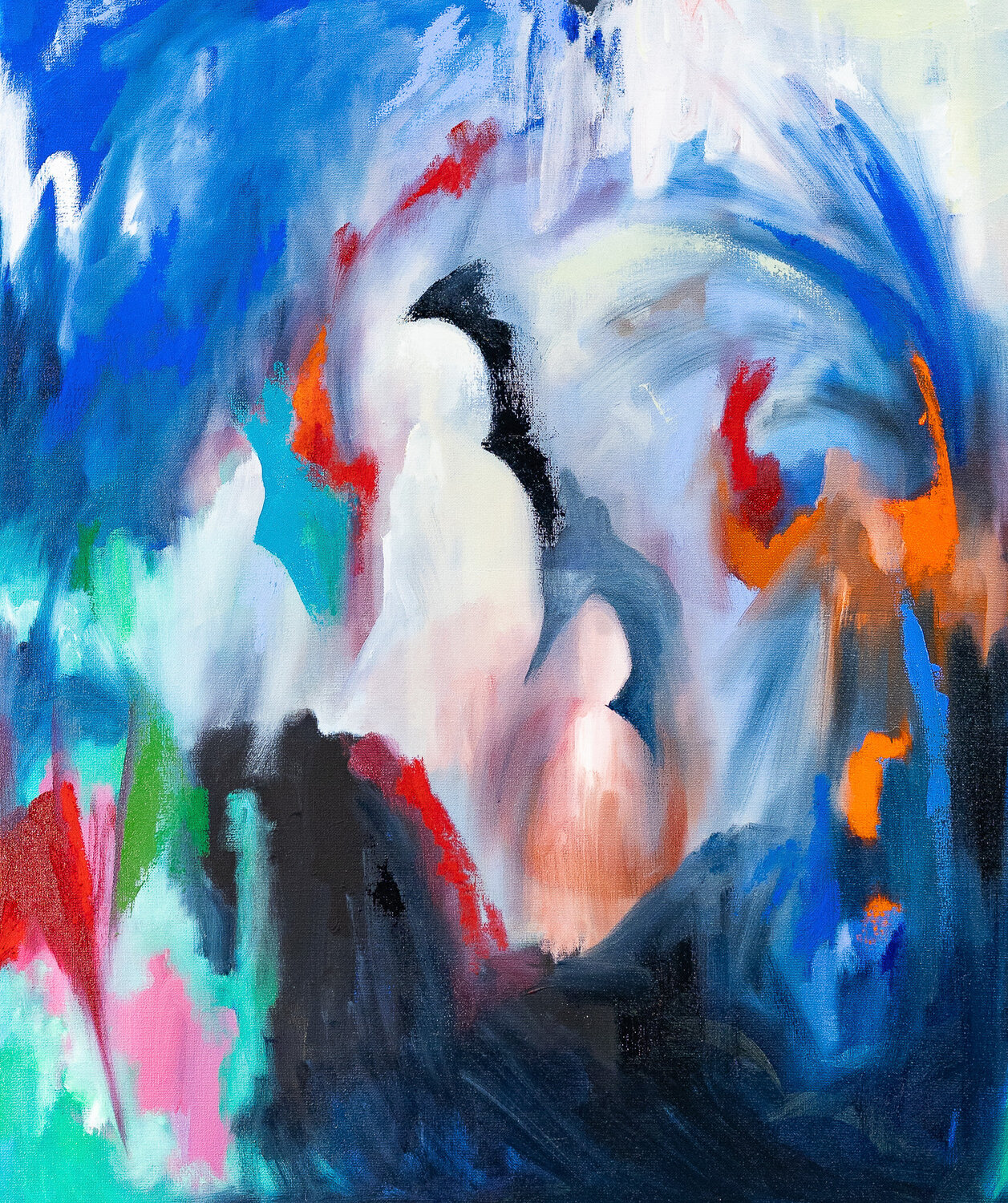 GHOST MEMORY Marie-Gabrielle Glock Originalgemälde zu verkaufen