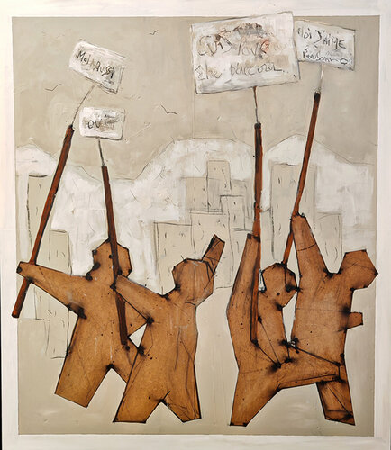 Moi je ne suis pas d'accord by Christian Cerisola, Painting for Sale on Select