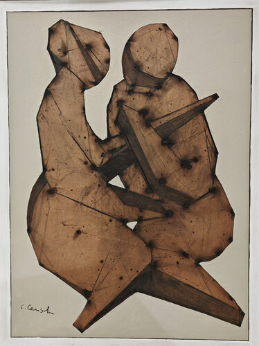 Tendresse masquée by Christian Cerisola, Painting for Sale on Select