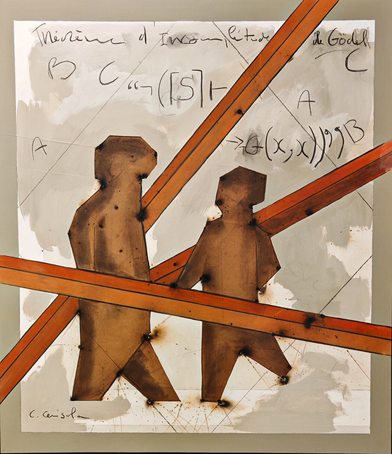 Incertitude Christian Cerisola Original painting for sale