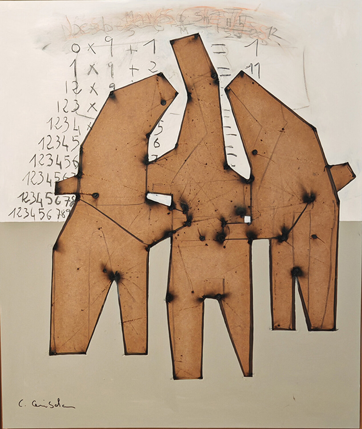 Palindrome Christian Cerisola Original painting for sale