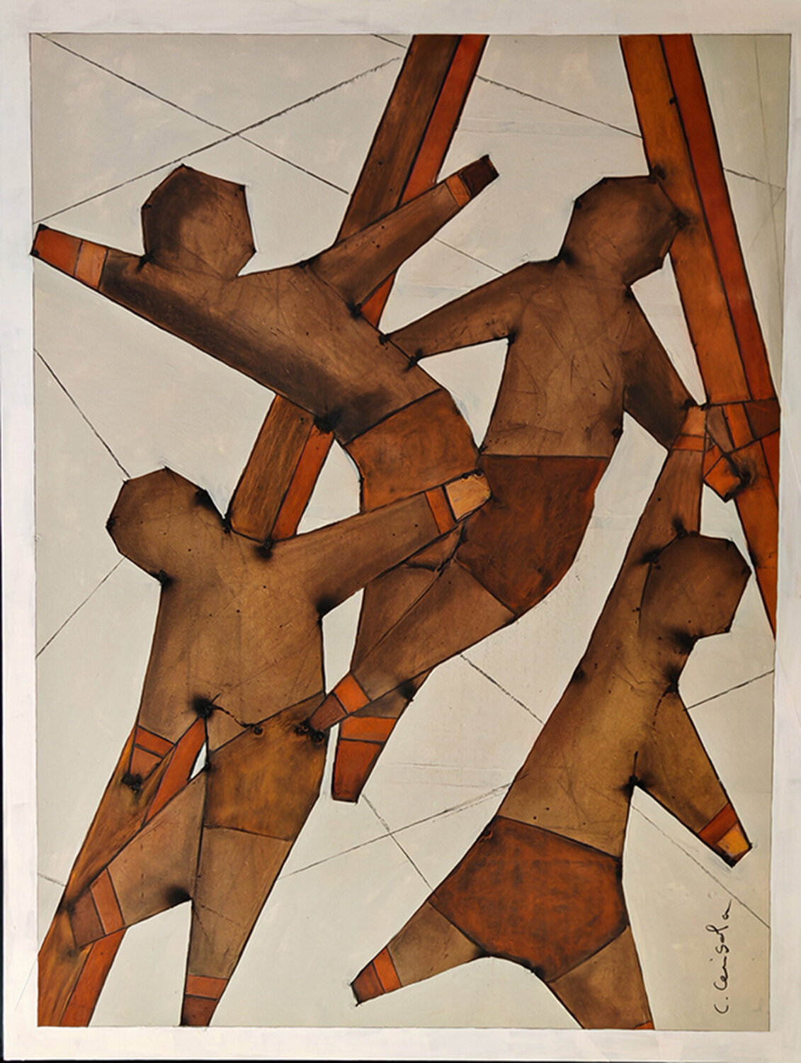 Jubilatoire Christian Cerisola Original painting for sale
