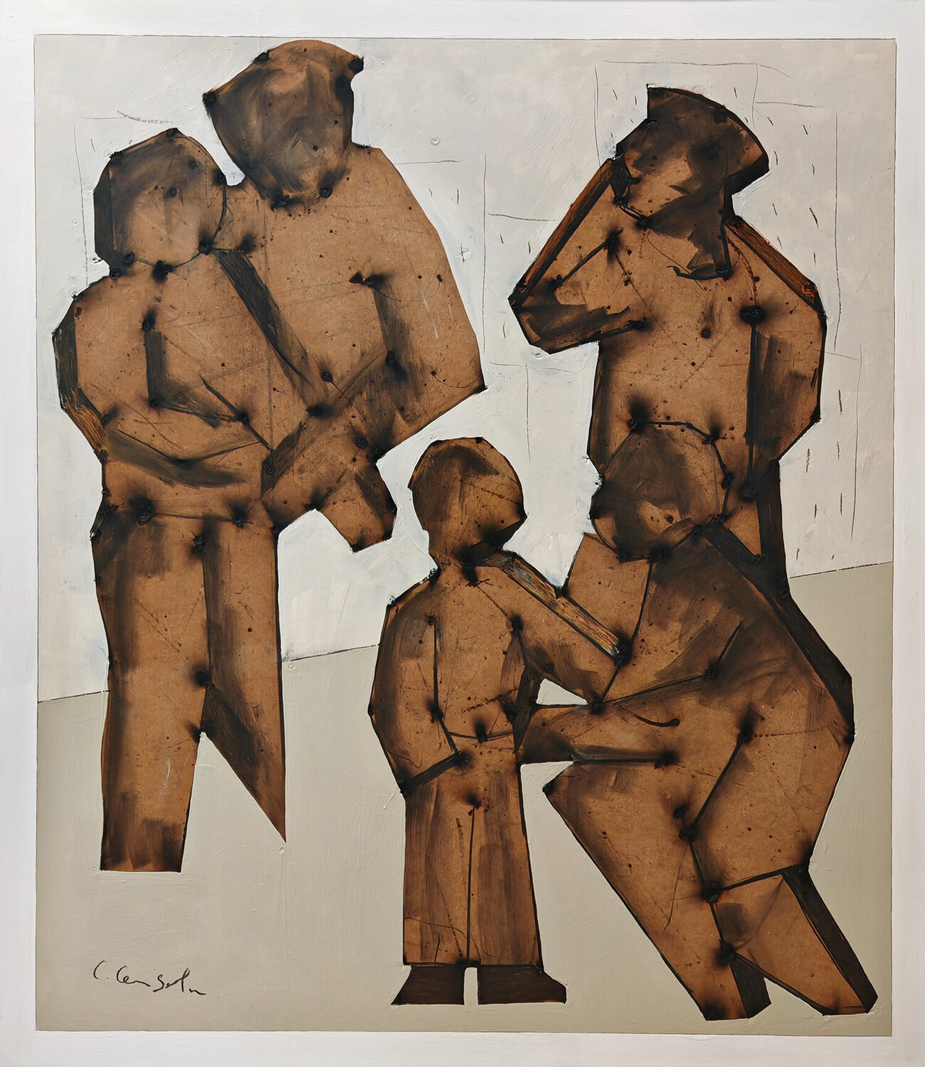 Bon enfant, ne soit pas triste Christian Cerisola Original painting for sale