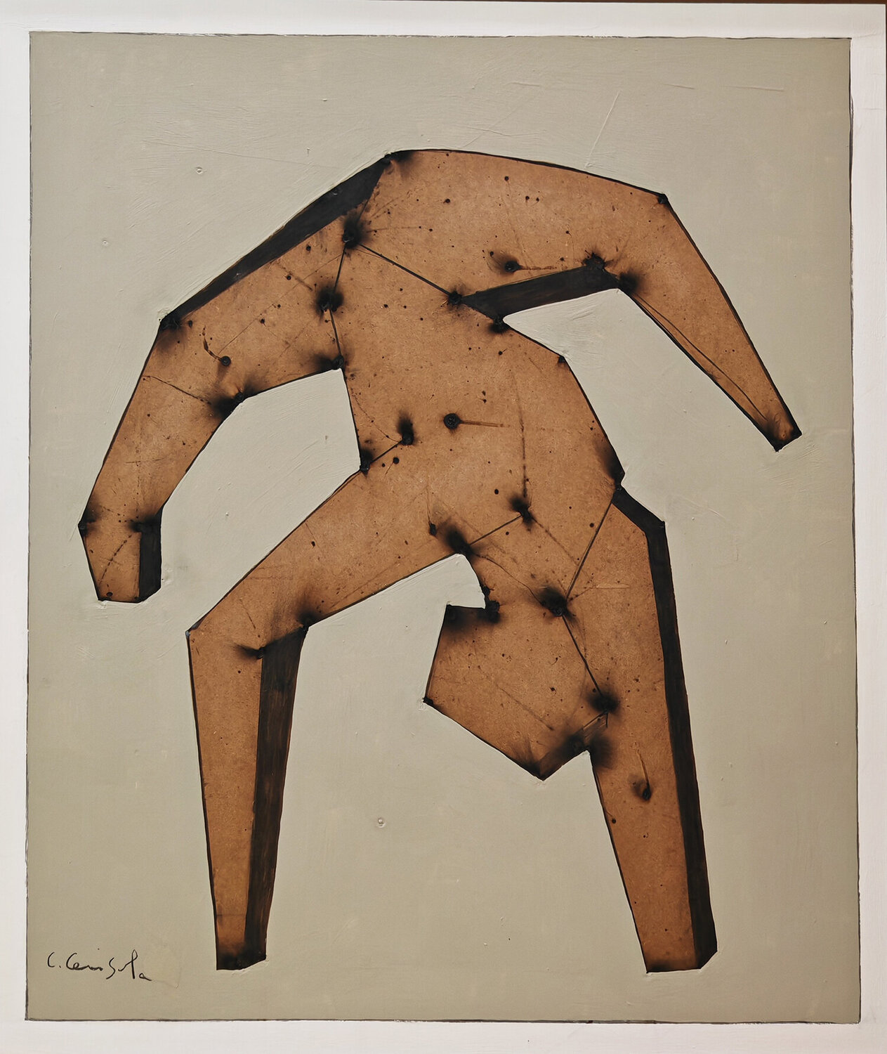 L' acrobate Christian Cerisola Original painting for sale