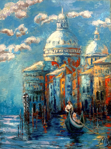 Blue Wind by Natalia Wüst, Painting for Sale on Select