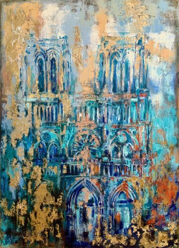 Notre Dame 1 von Natalia Wüst, Malerei kaufen auf Select