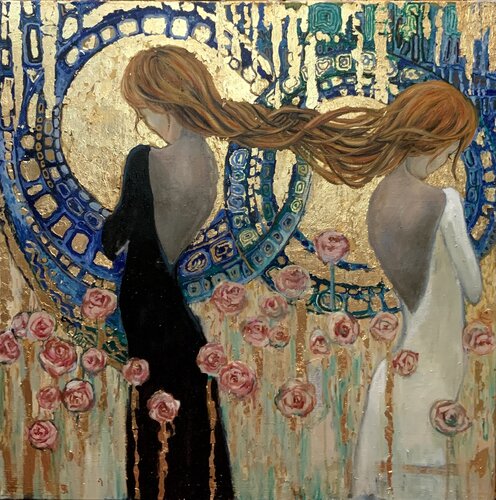 Two Souls, One Story von Natalia Wüst, Malerei kaufen auf Select