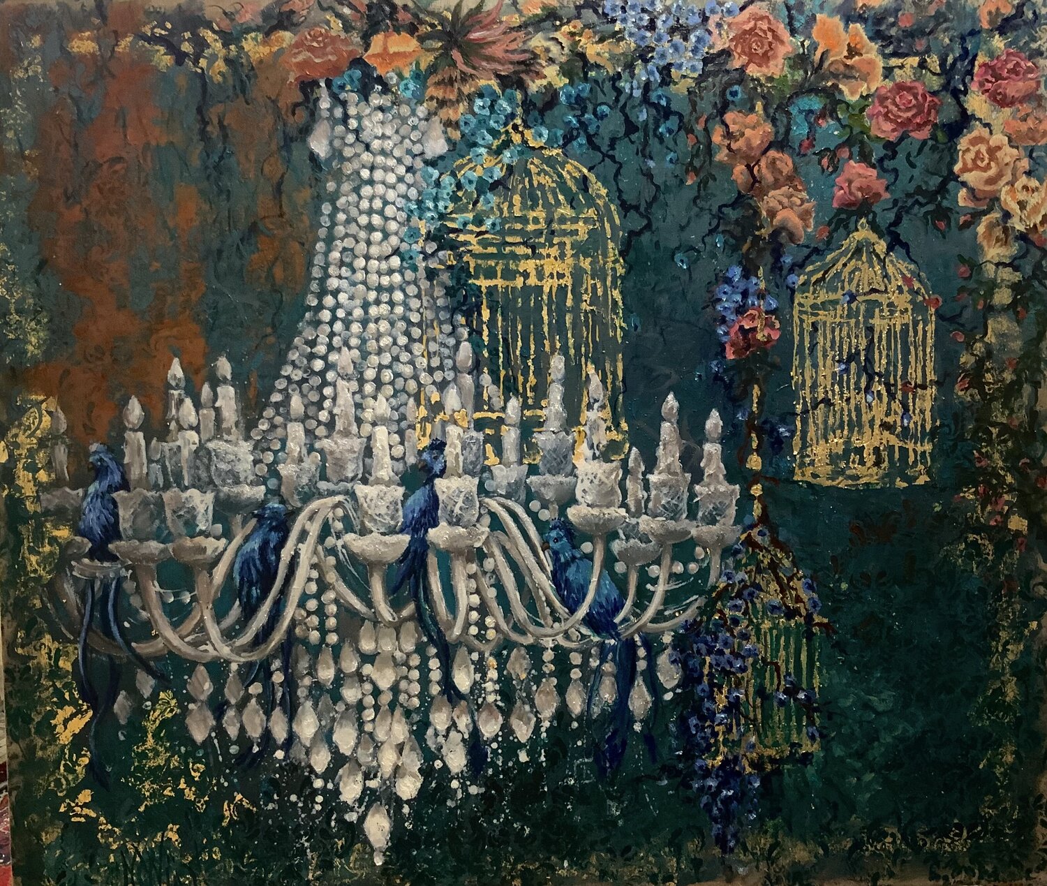 Renaissance Natalia Wüst Original painting for sale
