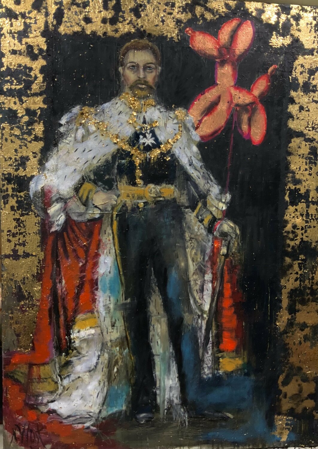 Der letzten Imperator Natalia Wüst Original painting for sale