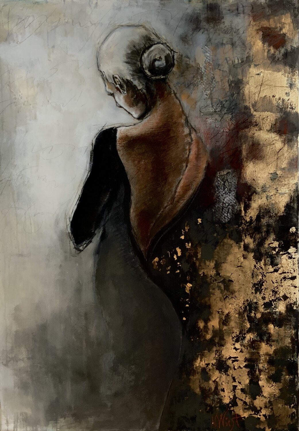Rhythmus und Stille Natalia Wüst Original painting for sale
