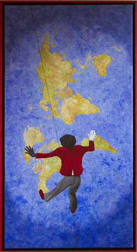 It´ s Hard To Keep The Balance by Sabrina Catowiez, Painting for Sale on Select