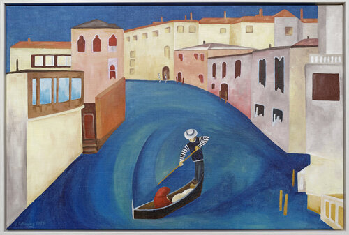 Venezianische Reise by Sabrina Catowiez, Painting for Sale on Select