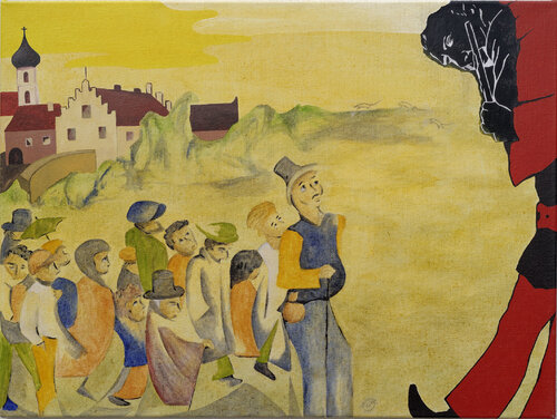 Der Lockruf by Sabrina Catowiez, Painting for Sale on Select