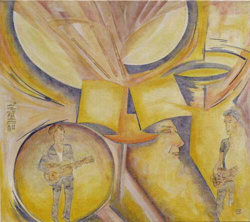 Sound Of Fratermen by Sabrina Catowiez, Painting for Sale on Select