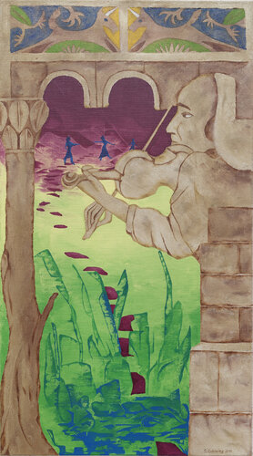 Das Tor der Muse by Sabrina Catowiez, Painting for Sale on Select