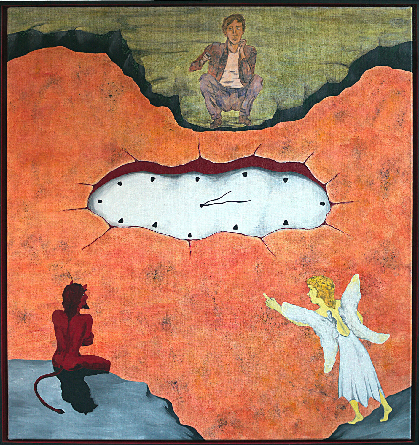 Die Zeit verrinnt Sabrina Catowiez Original painting for sale