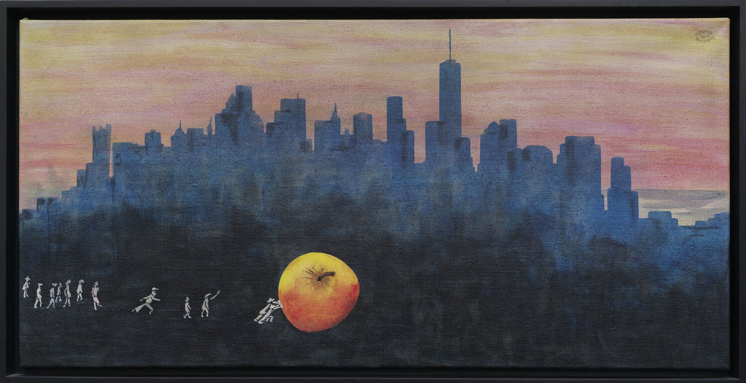 A Bigger Bite Sabrina Catowiez Original painting for sale