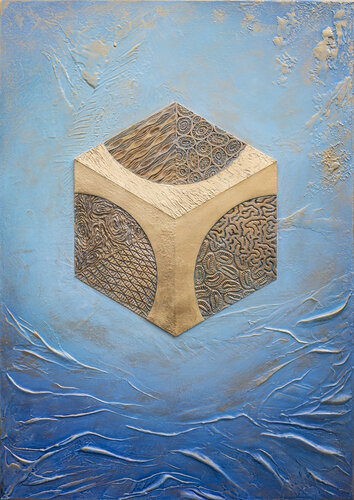"Underwater Secrets"           Emboss Art by Vitaly Moiseev, Painting for Sale on Select