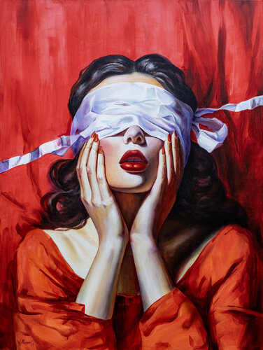 "SURPRISE” by Vitaly Moiseev, Painting for Sale on Select