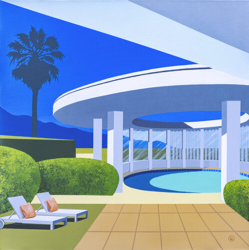 "Modern OAZIS" by Vitaly Moiseev, Painting for Sale on Select
