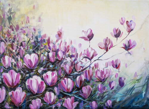 "Full Bloom" by Vitaly Moiseev, Painting for Sale on Select