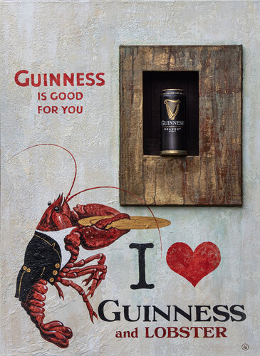 "Guinness and Lobster" by Vitaly Moiseev, Painting for Sale on Select