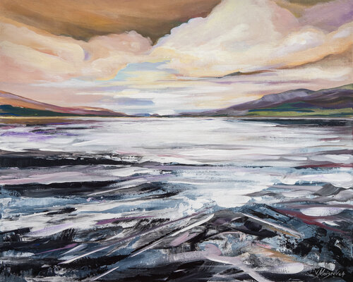 "Tide in" by Vitaly Moiseev, Painting for Sale on Select