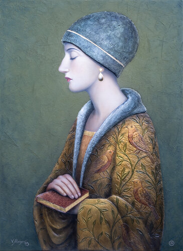 Echoes of Silence — “Silent Present” by Vitaly Moiseev, Painting for Sale on Select