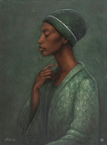 Echoes of Silence – "Silent Instant" by Vitaly Moiseev, Painting for Sale on Select