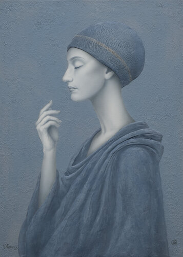 Echoes of Silence – "Silent Fade" by Vitaly Moiseev, Painting for Sale on Select