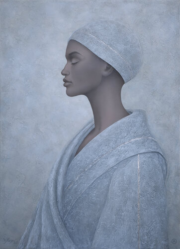 Echoes of Silence – "Silent Alignment" by Vitaly Moiseev, Painting for Sale on Select