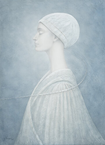 Echoes of Silence – "Silent Trace" by Vitaly Moiseev, Painting for Sale on Select