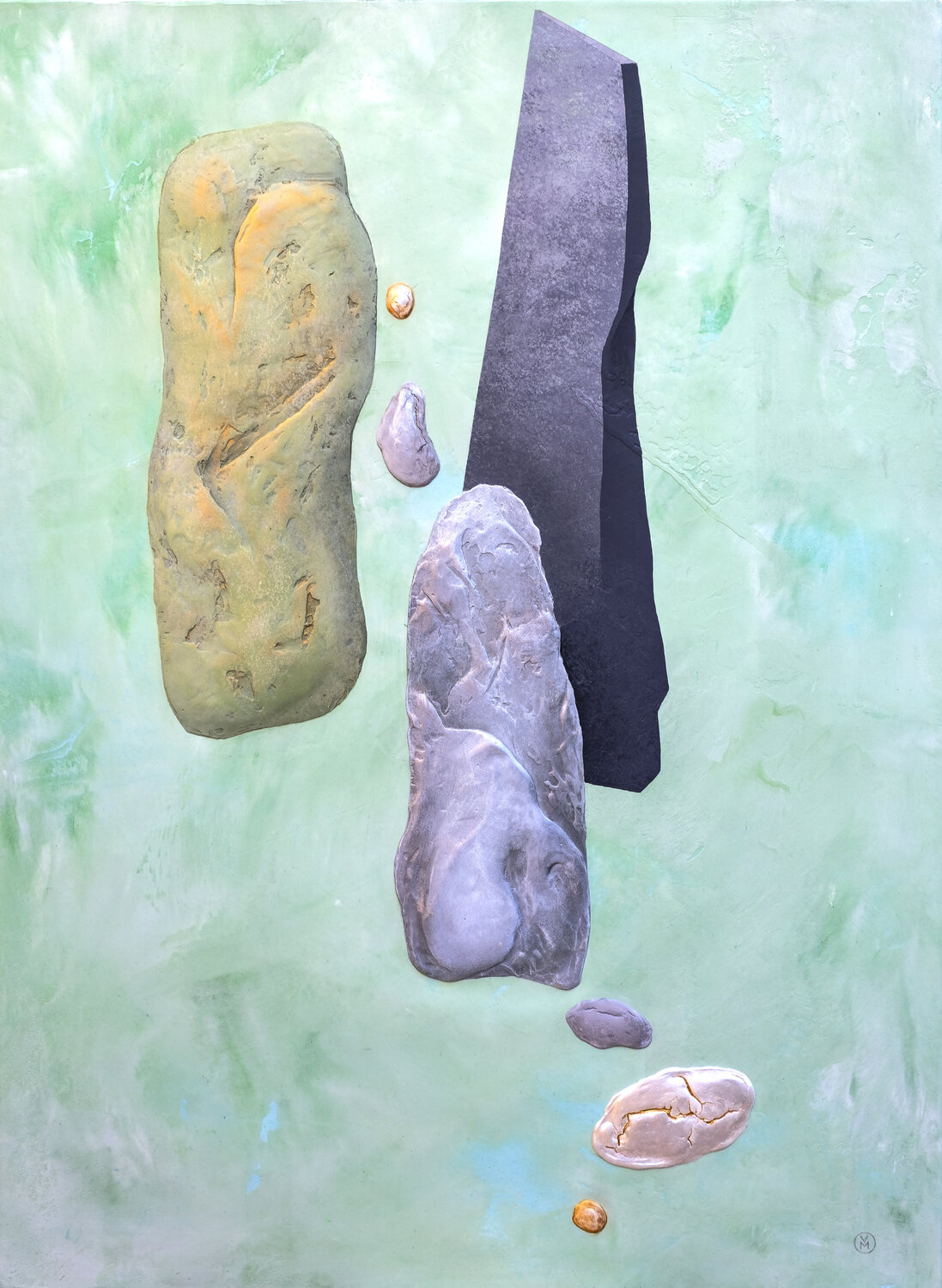 "LEVITATION"              Emboss Art Vitaly Moiseev Original painting for sale