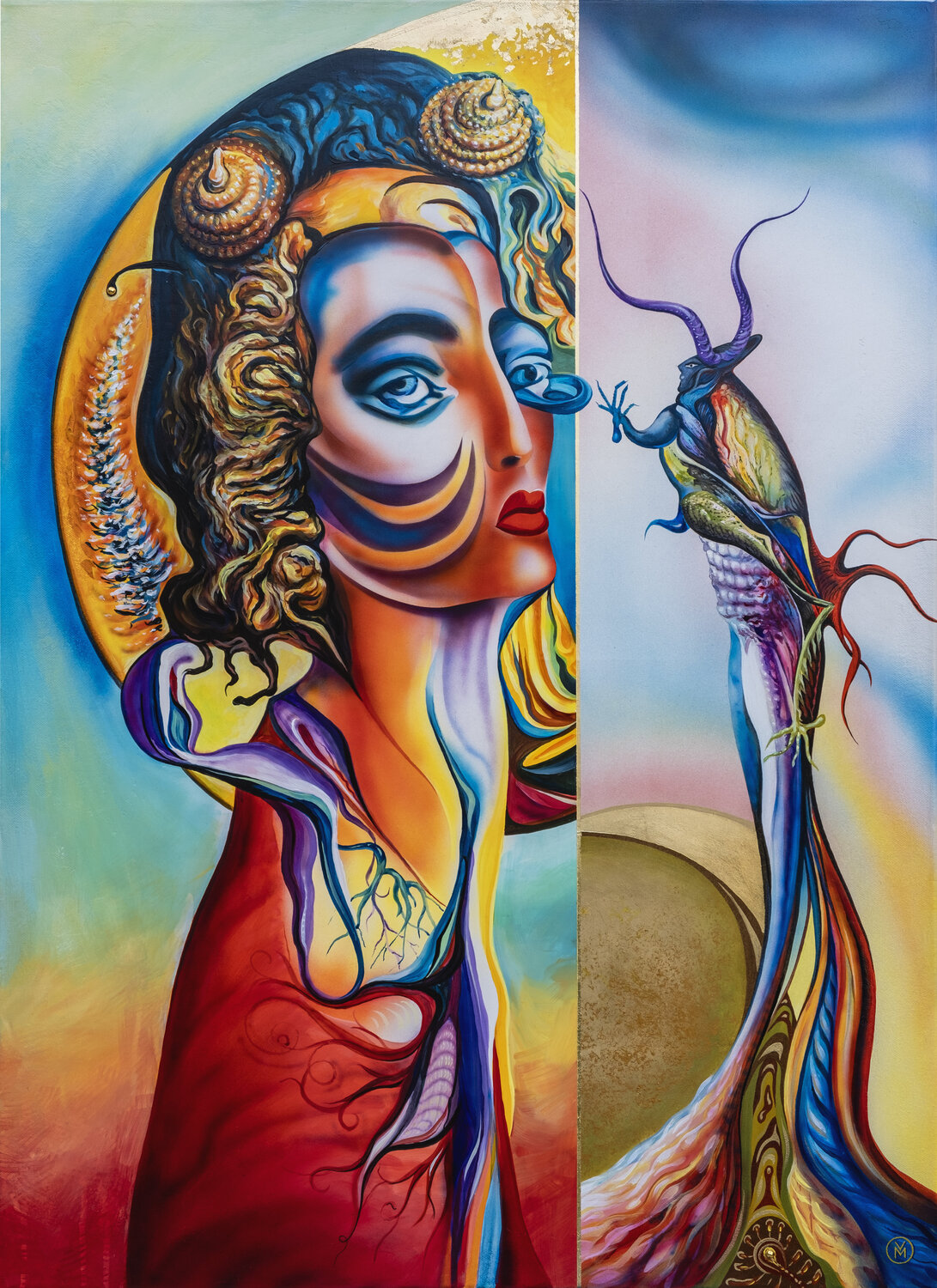 "SUBCONSCIOUS" Vitaly Moiseev Original painting for sale