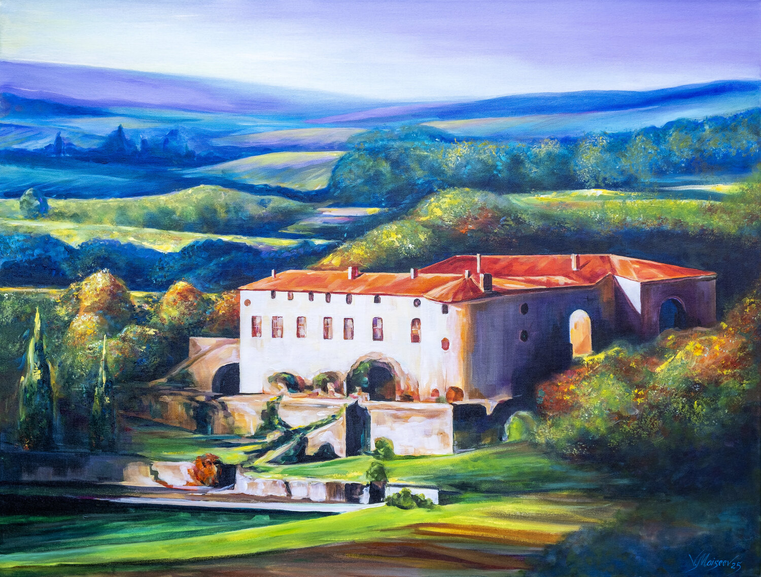 "MALVIGNOL SERENITY" Vitaly Moiseev Original painting for sale