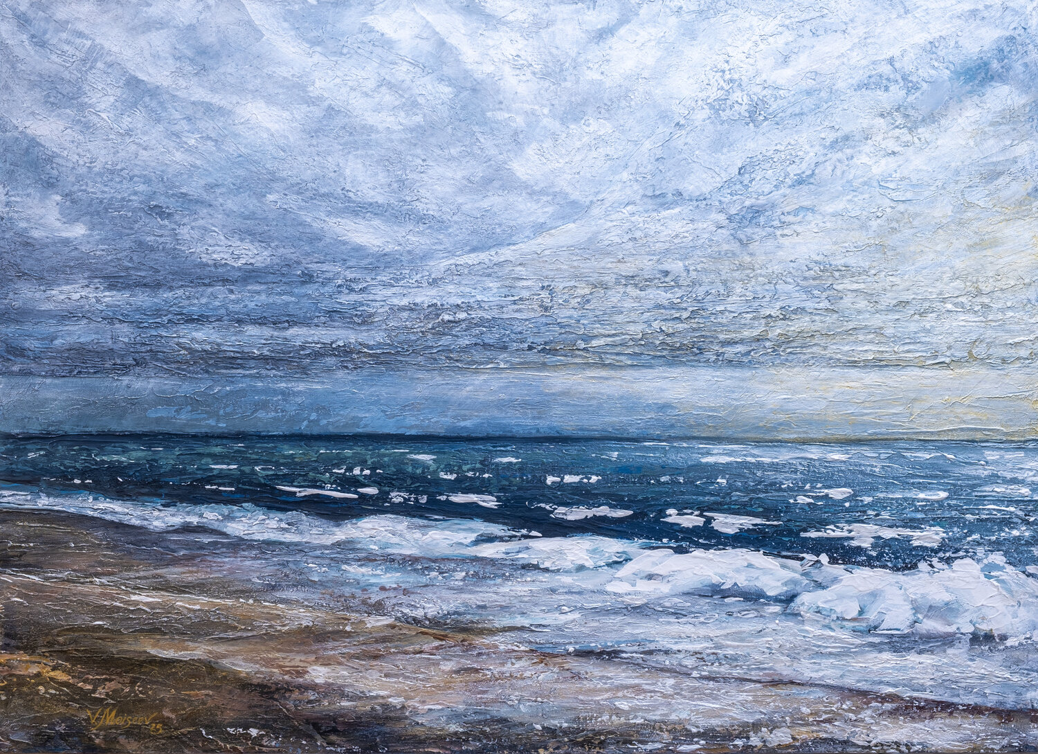 "Tranquil Escape" Vitaly Moiseev Original painting for sale
